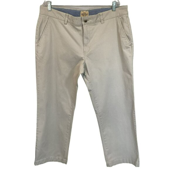 Red Head Brand Co. Men's Khaki Flat Front Cotton Pants Size 40 x 30 Workwear Tan - Picture 1 of 8